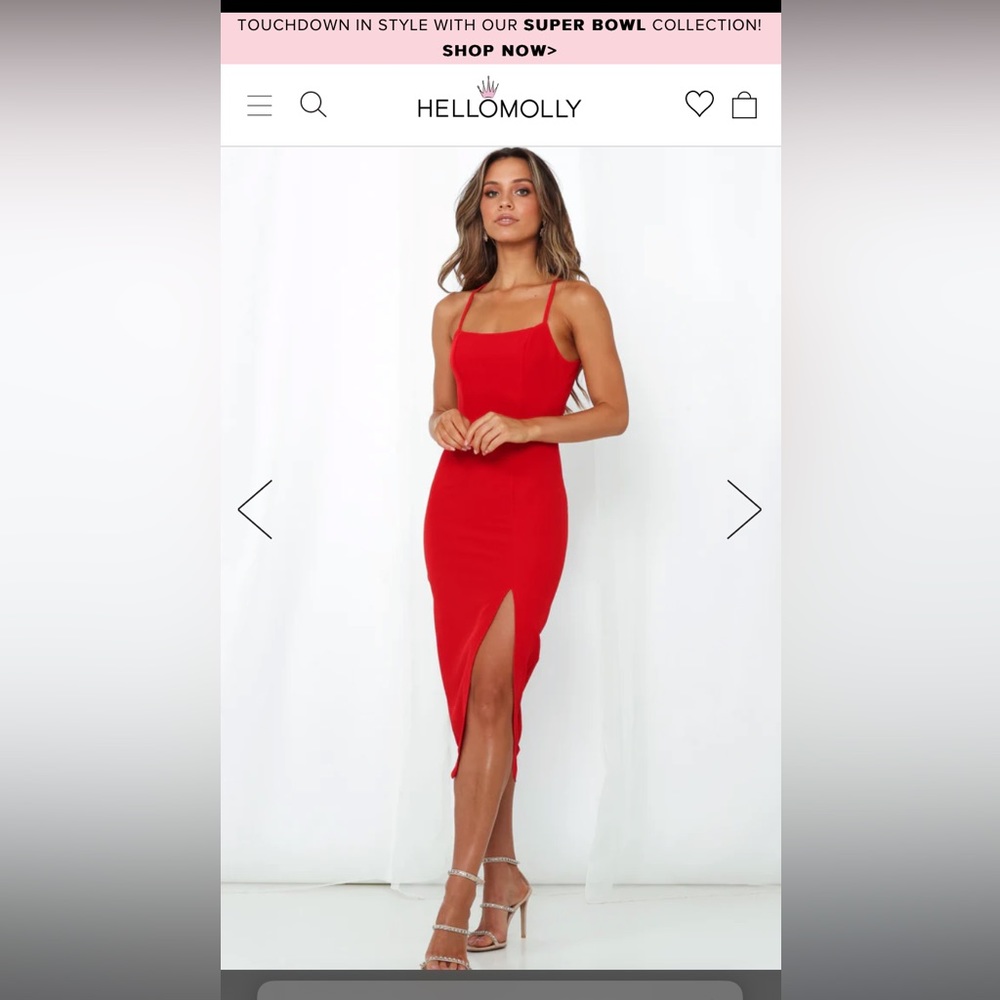 HELLO MOLLY MIDI DRESS - Picture 2 of 12